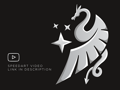 Dragon Logo Design Speedart Video