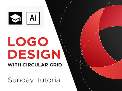 Circular grid Logo Design tutorial adobe circle grid guidelines illustrator logo negative space tutorial video youtube