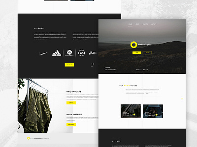 Web Interface | Agency Template agency application clean design interface minimal minimalistic ui ux website