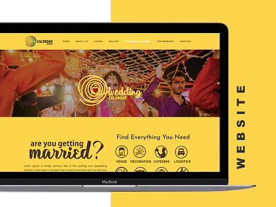 Web Design brand design branding design ui ux web website design wedding