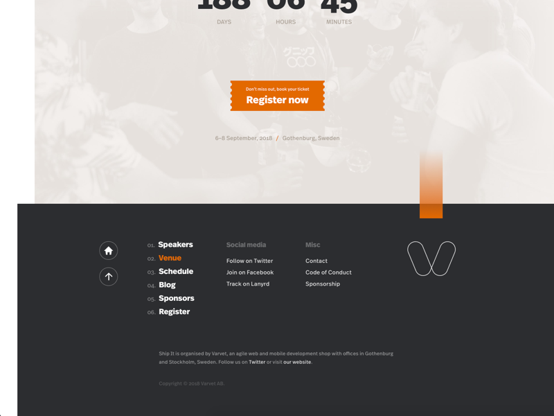 Ship It Teaser ff real orange black footer ship conference