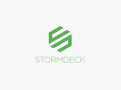 Stormdeck branding branding ident logo