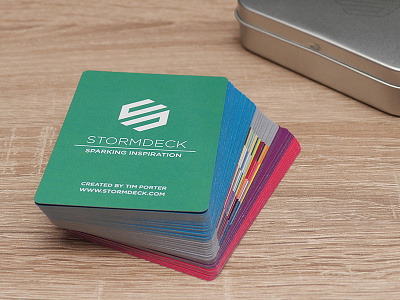Stormdeck cards graphic design inspiration kickstarter stormdeck