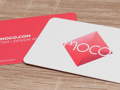 Moco Business Card branding business card design moco