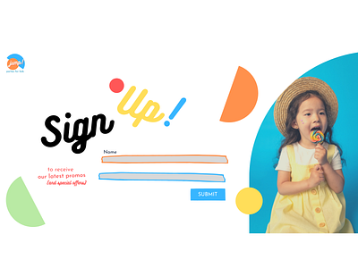 Sign Up Page (Web) #DailyUI branding design logo web