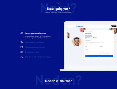 e-doktor Landing Page #How it works