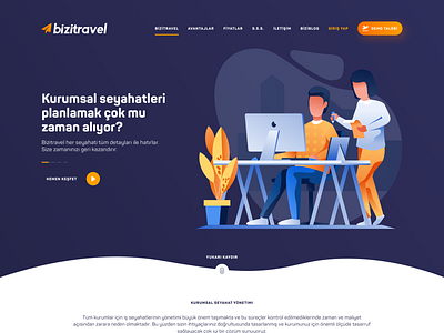 Business Travel Service - Landing Page