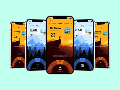 Weather Application design ecommerce figma ui uiux userinterface ux weather app