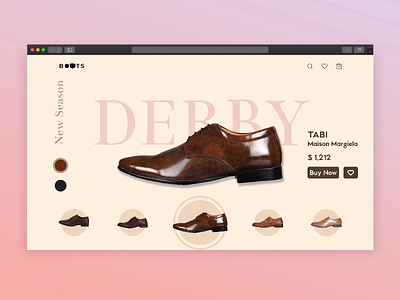 Shoe Shop Web Design