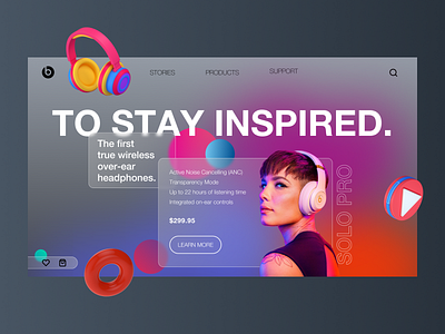 Beats Headphones Landing Page