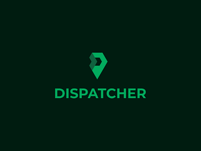 winning logo design for Dispatcher logodesign logotype logobrand