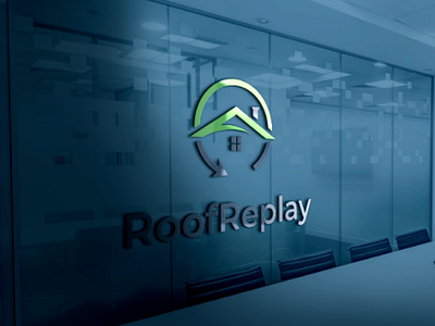 " roof replay " Real Estate logo