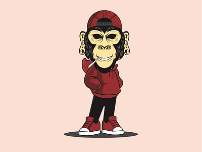 monkey art logodesign logobrand cartoon design illustration logo