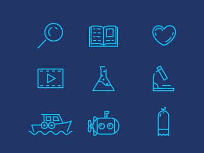 Marine Biology icons