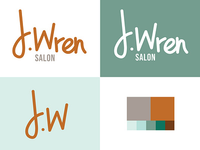 Hair Salon Logo branding custom font logo logotype salon logo