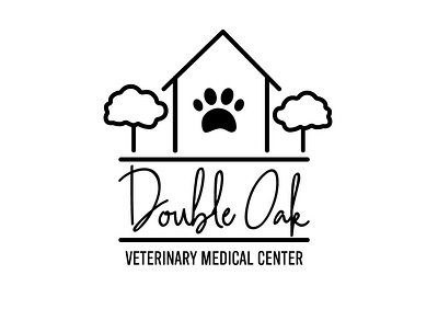 Veterinarian Logo logo logodesign oak oak tree veterinarian veterinary