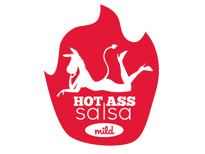 Salsa Logo ass design donkey hot hot sauce illustration illustrator logo logo design mild salsa vector vector art