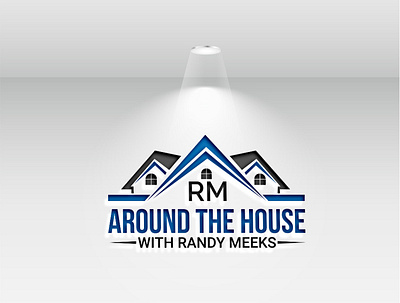 Around the house branding creative design graphic design icon illustrator logo logo design modern typography