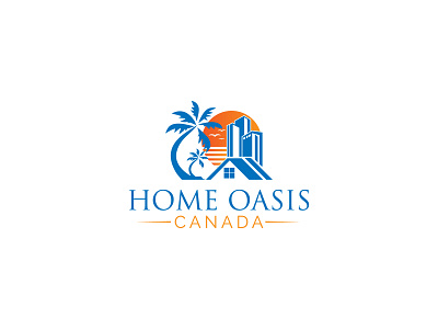 Home Oasis Canada jpeg branding creative design graphic design icon illustrator logo logo design modern typography