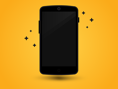 Nexus 5 adobe design doodlekite illustration illustrator mystuffs nexus5 vector warmcolors yellow yellowish