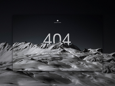 Unsplash Redesign - 404 Page 404 404 page error page john noussis noussis redesign unsplash