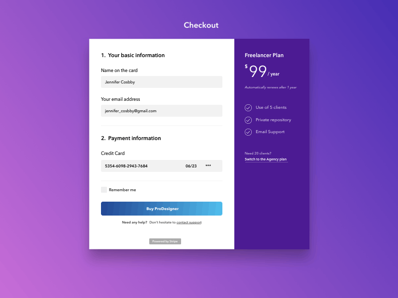 [UX] Progressive Disclosure pattern in forms animation form forms interaction microinteraction noussis payment payment form progressive disclosure