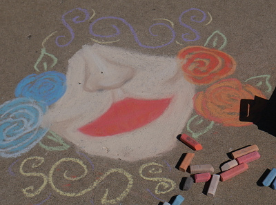 chalk art chalk free time personal project photographer photography streetart summertime