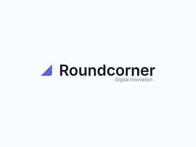Roundcorner logo brand identity design logo