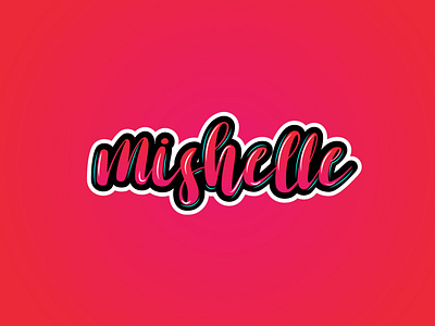 mishelle Typography logo