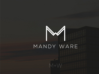 Mandy Ware logo flat flat design flatdesign highquality logo logo design minimal minimalist minimalist logo minimalist logo design