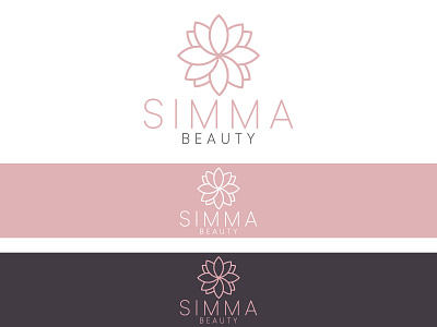 Simma Beauty Logo beauty beauty logo beauty product design elegant feminine logo flat flat design flatdesign highquality logo logo design luxury logo minimalist professional professional logo