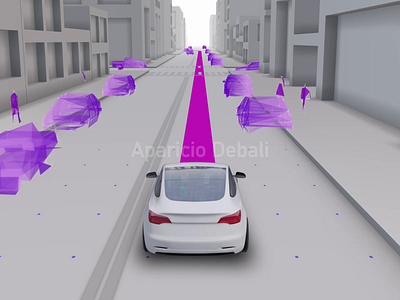 Autopilot Sensors Project 3d animation design motion graphics