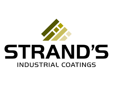 Strands branding industrial coatings logo paint swatches