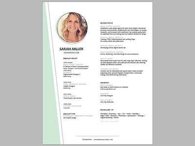 Resume Design concept graphicdesign gray green layout layoutdesign layouts print print design resume resume clean resume design resume template white