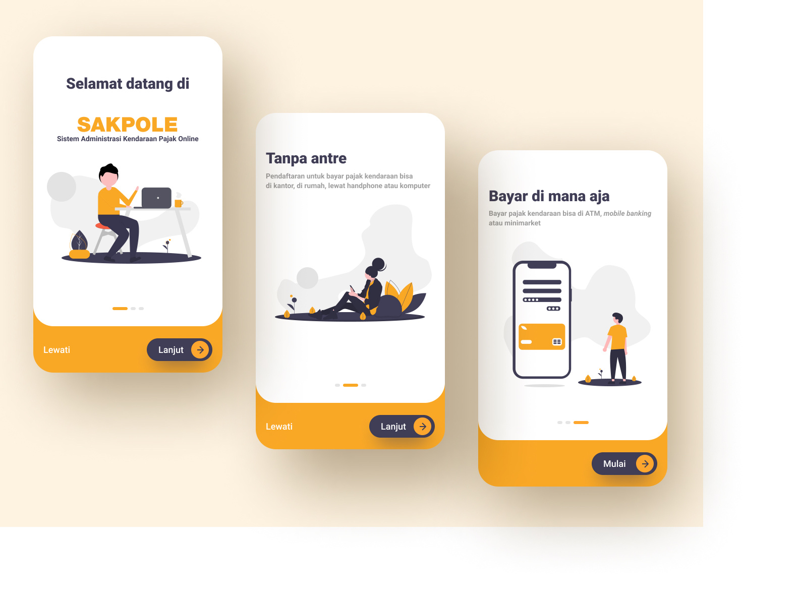 SAKPOLE onboard by Gigih Halim on Dribbble