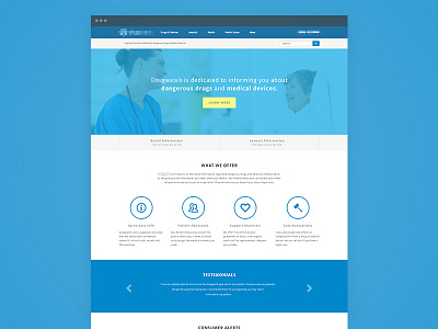 Homepage clean design flat homepage medical minimal ui ux web design
