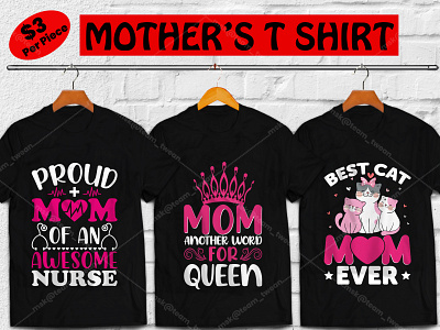 50+ MOTHER'S DAY Premium T-shirt Design illustration mom mom vectors mothers day t shirt mothersday nurse mom nurse shirt tshirt tshirtdesign typography uiux vectors