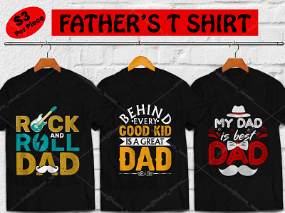 100+ FATHER'S DAY Premium T-shirt Design