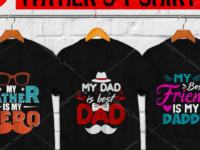 100+ FATHER'S DAY Premium T-shirt Design dad tshirt dady tshirt father illustration logo papa tshirt tshirtdesign typography uiux vectors