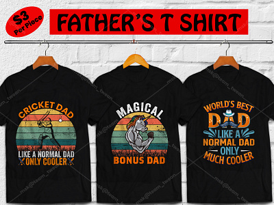 100+ FATHER'S DAY Premium T-shirt Design dad tshirt dad vectors logo papa t shirt tshirt typography uiux unicorn dad vector vectors