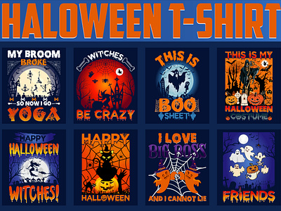 100+ HALLOWEEN Premium T-shirt Design