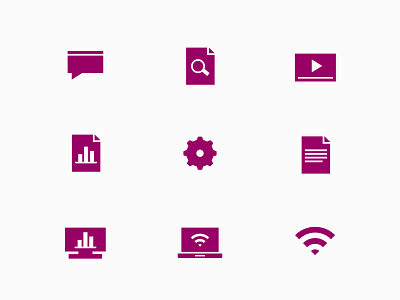 Digital/Object Icon Set icon icon set settings