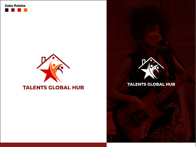 TALENTS GLOBAL HUB brand branding graphic design logo