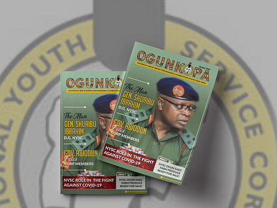 NYSC OGUN MAGAZINE COVER DESIGN brand branding catalog design design flyer design graphic design logo magazine cover magazine design poster