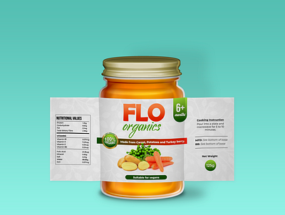 flo organic brand branding design flyer flyer design graphic design illustration pack package package design packagedesign packaging packaging design
