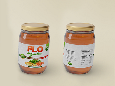 flo label design