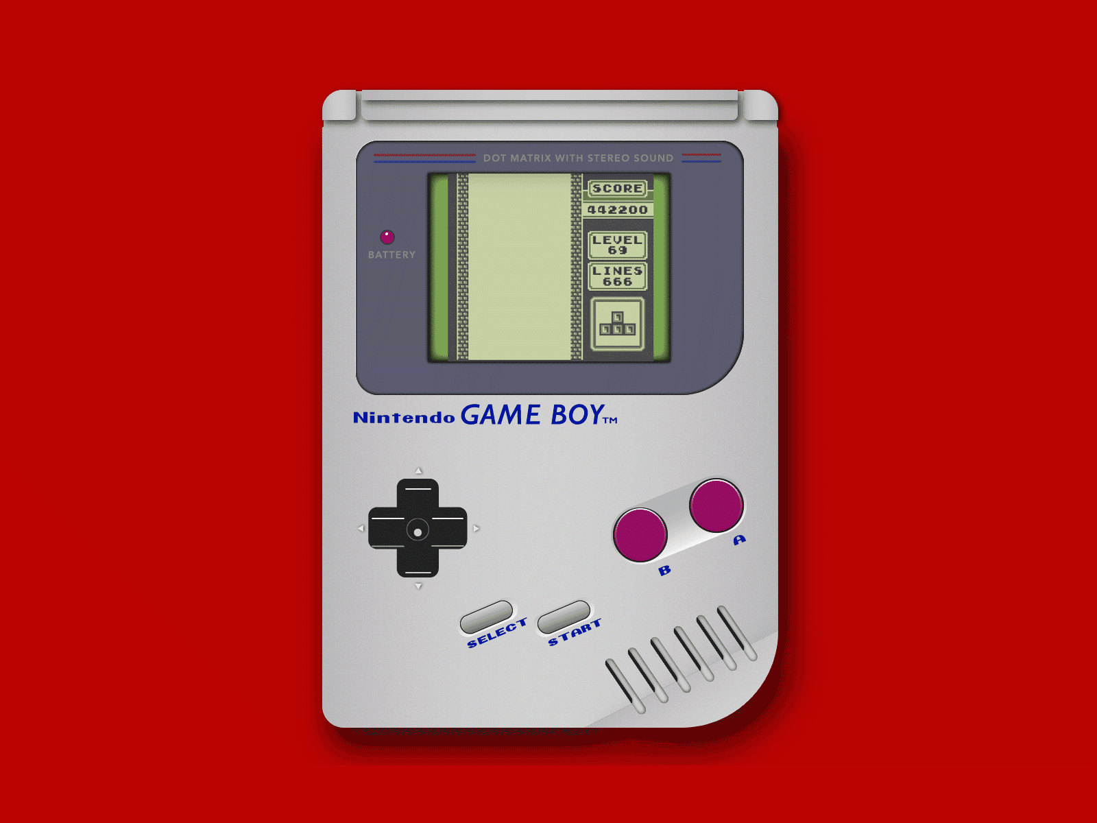 Gameboy Tetris Animation after effects animated gif animation animation after effects animation design design gif illustration illustrator vector