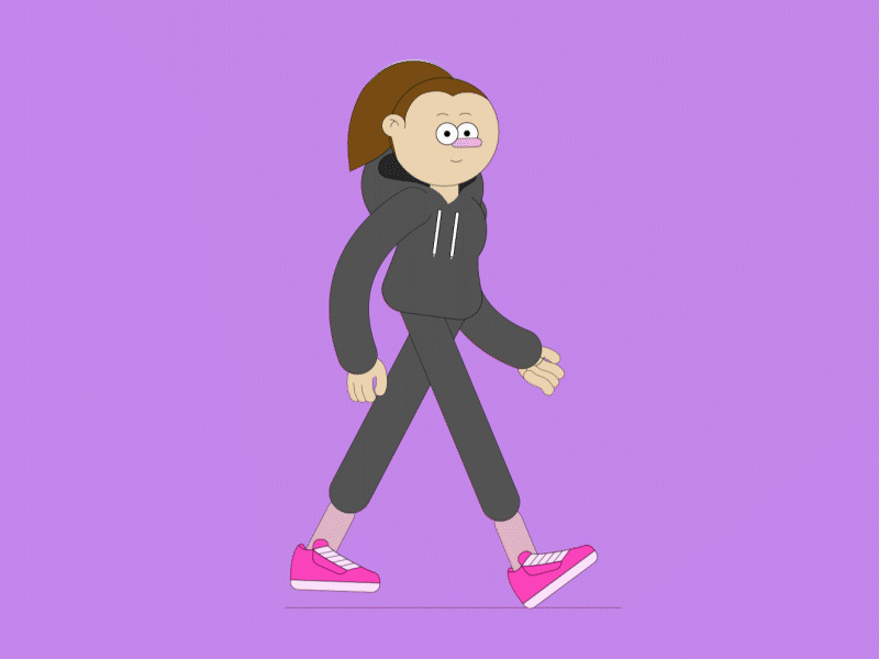 Working on Walk Cycles after effects animated gif animation design gif illustration