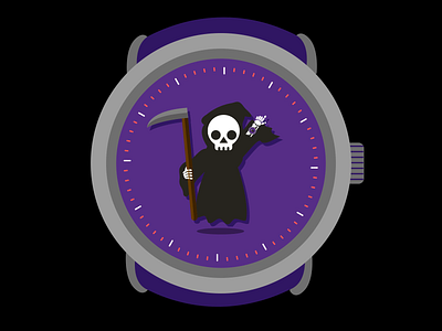 Tick Tock Motherf*cker after effects animated gif animation character design gif illustration illustrator