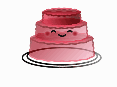 Jelly Wiggle animated gif cute illustrator jelly kawaii photoshop pink silly wiggle wobble